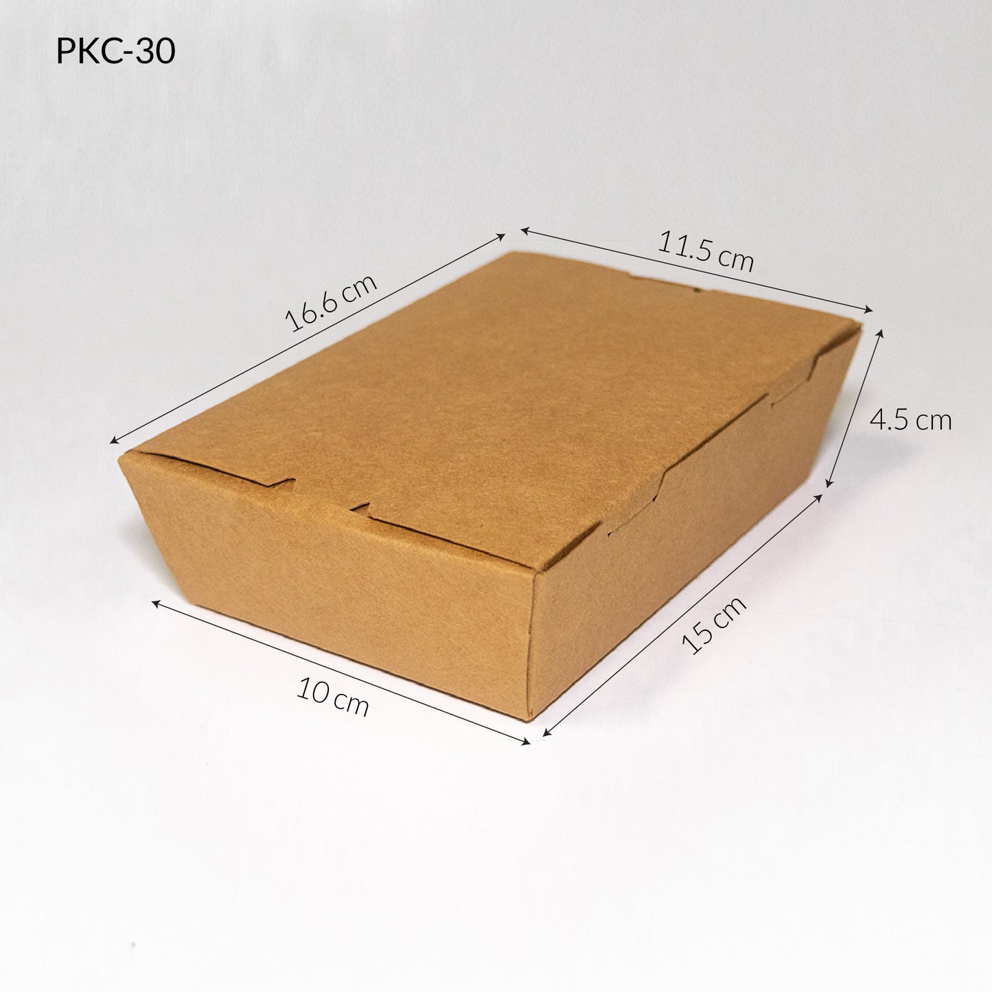 Caja de Cartón Bio Kraft PKC-30 30oz.